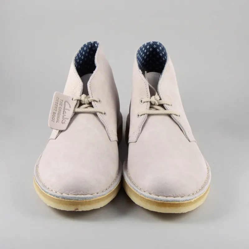 Clarks Originals Desert Boot - Stone Nubuck-3